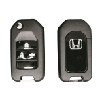 10 buah/kotak New Honda 3 Buttons Modified Folding Remote Key shell