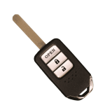 10 buah/kotak Honda 2 Buttons Flip key shell white buttons