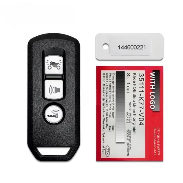 10 buah/kotak Motorcycle 3 Buttons Control Control Key K77V1 (433MHZ)