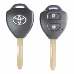 10 buah/kotak Toyota 2 Buttons TOY43 Blade (with logo)