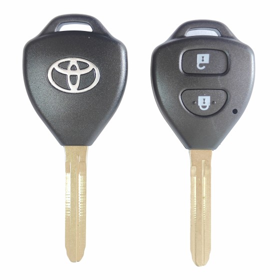 10 buah/kotak Toyota 2 Buttons TOY43 Blade (with logo)