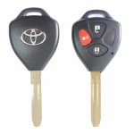 10 buah/kotak Toyota 2+1 Buttons TOY43 Blade (with logo)