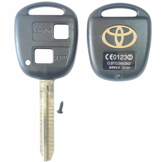 10 buah/kotak Toyota 2 Buttons TOY43 Blade(With logo)