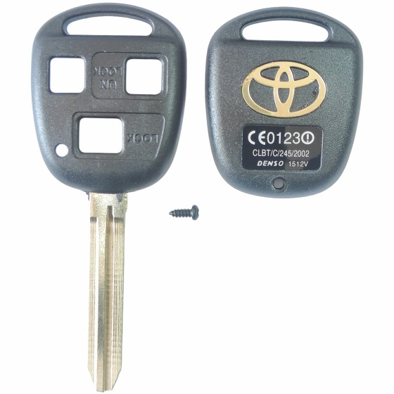 10 buah/kotak Toyota 3 Buttons TOY43 Blade(With logo)