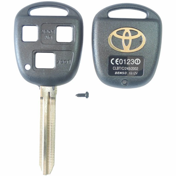 10 buah/kotak Toyota 3 Buttons TOY43 Blade(With logo)