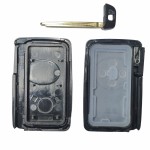 10 buah/kotak Toyota smart key shell 2 Buttons Black(With logo)