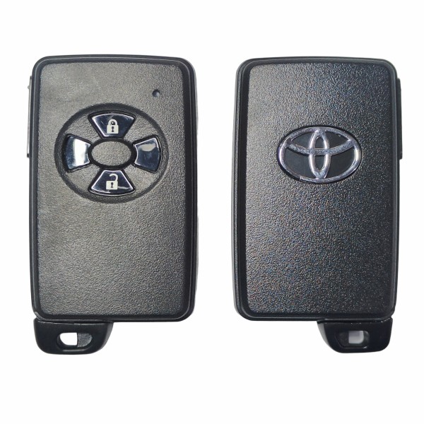 10 buah/kotak Toyota smart key shell 2 Buttons Black(With logo)