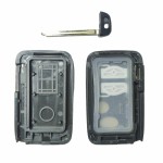 10 buah/kotak Toyota Smart Key Cover 2 Buttons Silver(With logo)