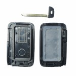 10 buah/kotak Toyota Smart Key Cover 2 Buttons Black(With logo)