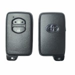 10 buah/kotak Toyota Smart Key Cover 2 Buttons Black(With logo)