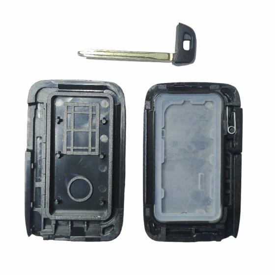 10 buah/kotak Toyota Smart Key Cover 3 Buttons Sedan Black(With logo)