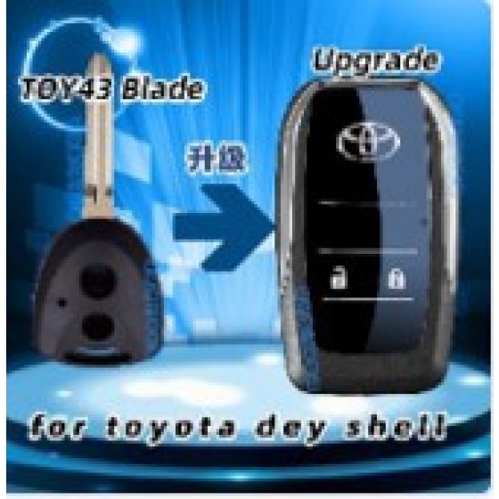 10 buah/kotak Toyota Logo flip shell TOY43 blade