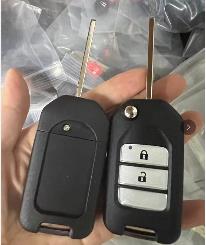 New Honda 2 Buttons Modified Folding Remote Key shell(white buttons)