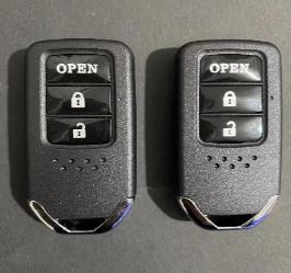 Honda 2 Buttons Flip key shell white buttons