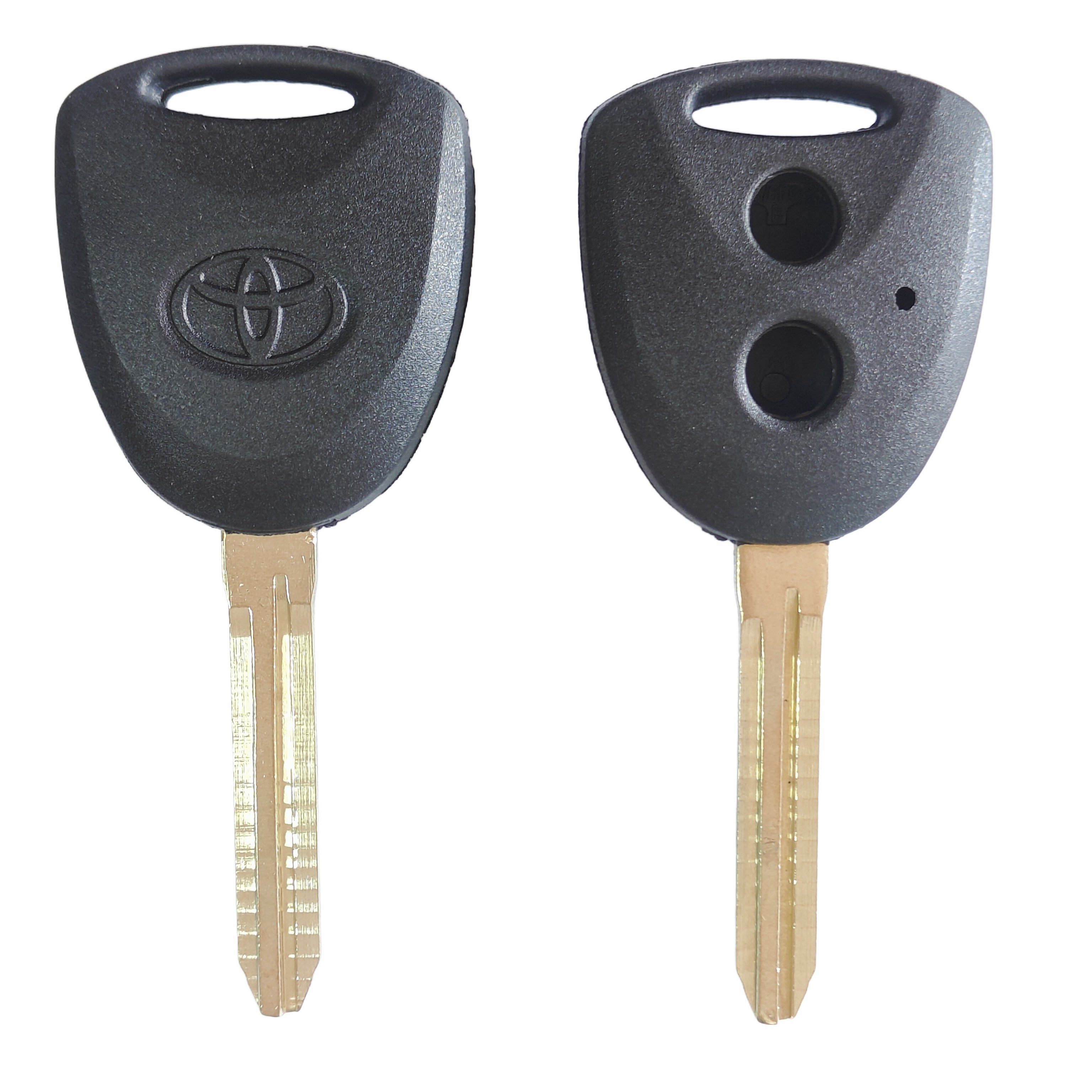  Toyota 2 Buttons TOY43 Blade(With logo)