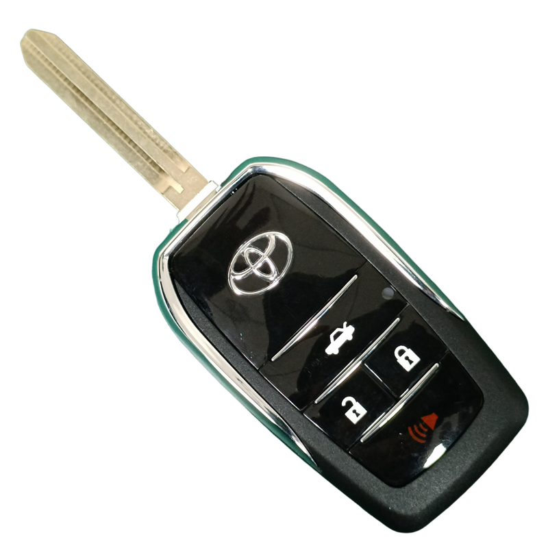 Toyota 3+1 Button Flip Shell