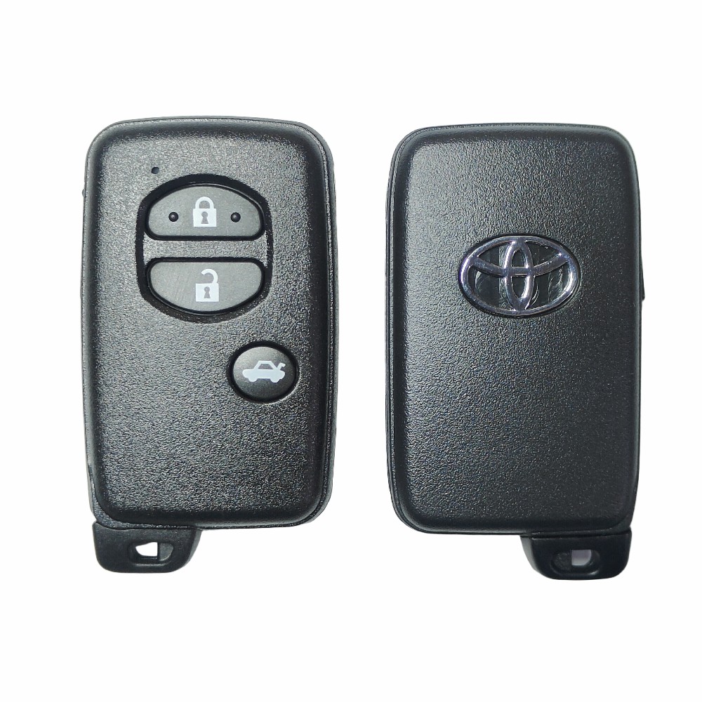Toyota Smart Key Cover 3 Buttons Sedan Black