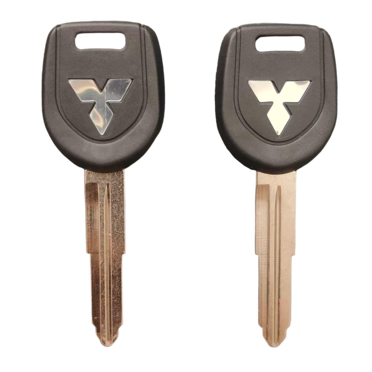 25 buah/kotak Mitsubishi Transponder key shell Right Blade