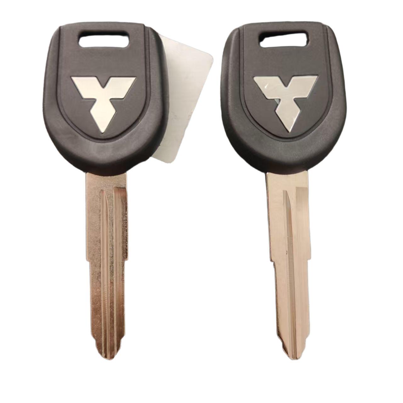 25 buah/kotak Mitsubishi Transponder key shell Left Blade