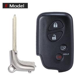Lexus 3+1 Buttons SUV A blade smart key shell