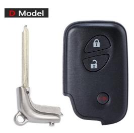Lexus 2+1 Buttons SUV A blade smart key shell