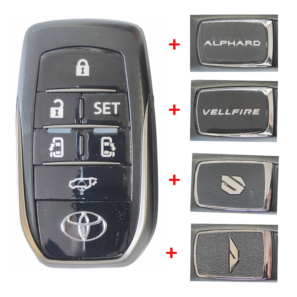 TOY 6 buttons ALPHARD smart keys case